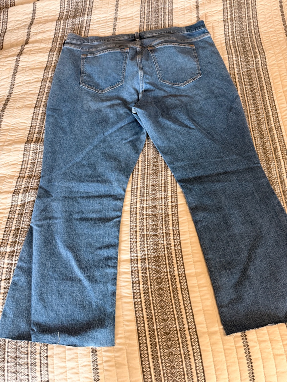 Abercrombie & Fitch Blue Bootcut Mid Rise Jeans